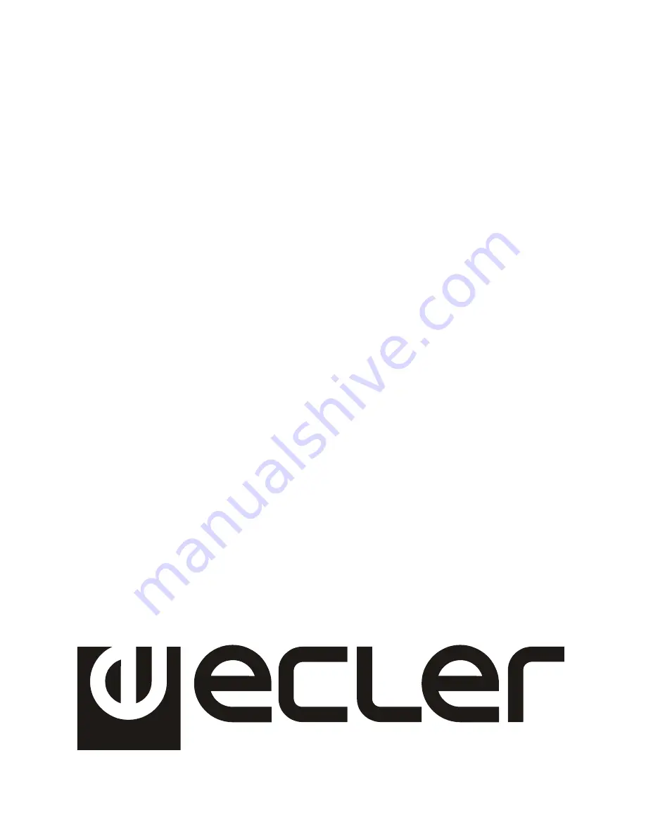 Ecler AUDEO103 Instruction Manual Download Page 1