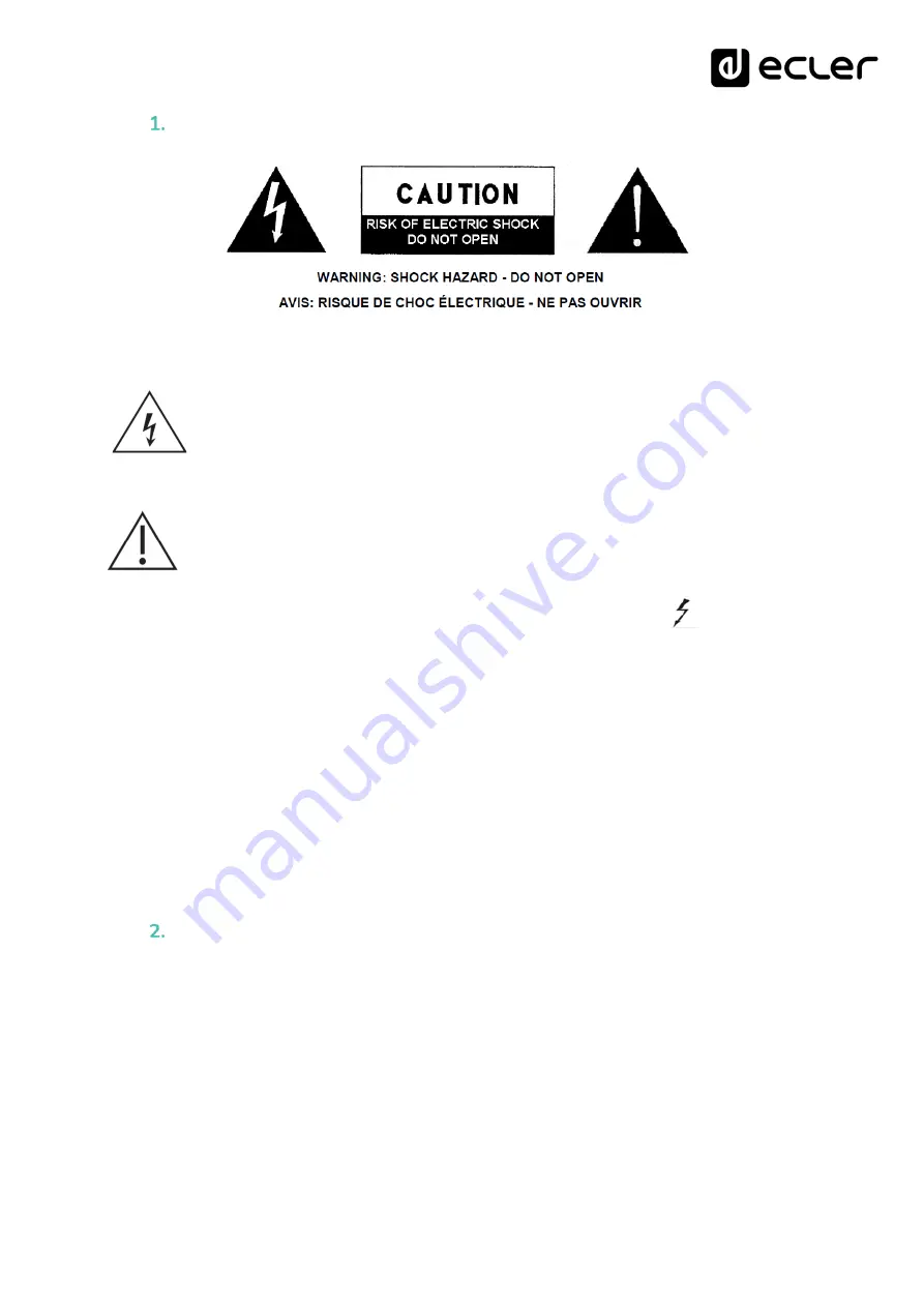 Ecler AUDEOSB110P Скачать руководство пользователя страница 3