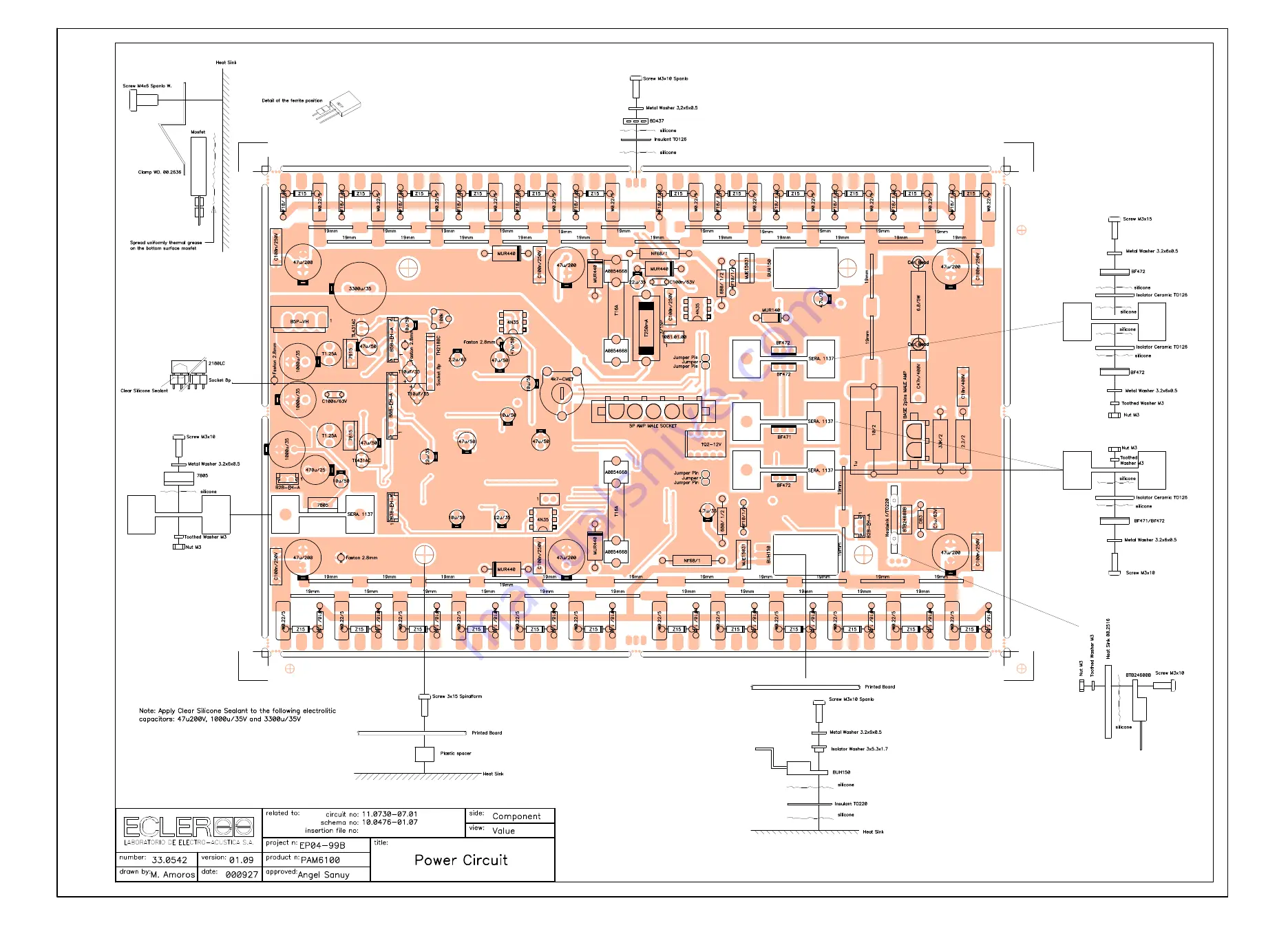 Ecler DPA2500T Service Manual Download Page 55