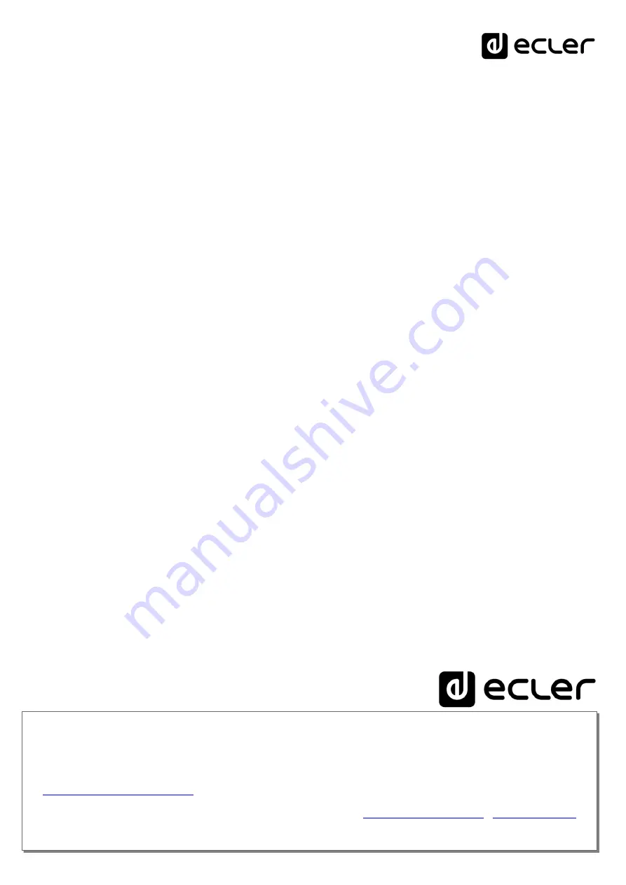 Ecler DROP6 User Manual Download Page 14