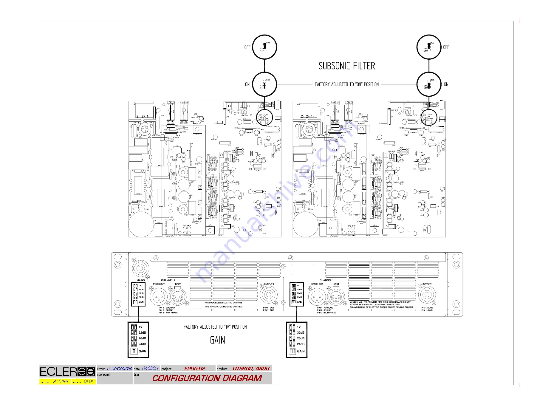 Ecler DT4800 Скачать руководство пользователя страница 65