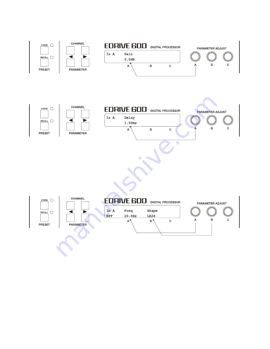 Ecler edrive 600 Скачать руководство пользователя страница 62