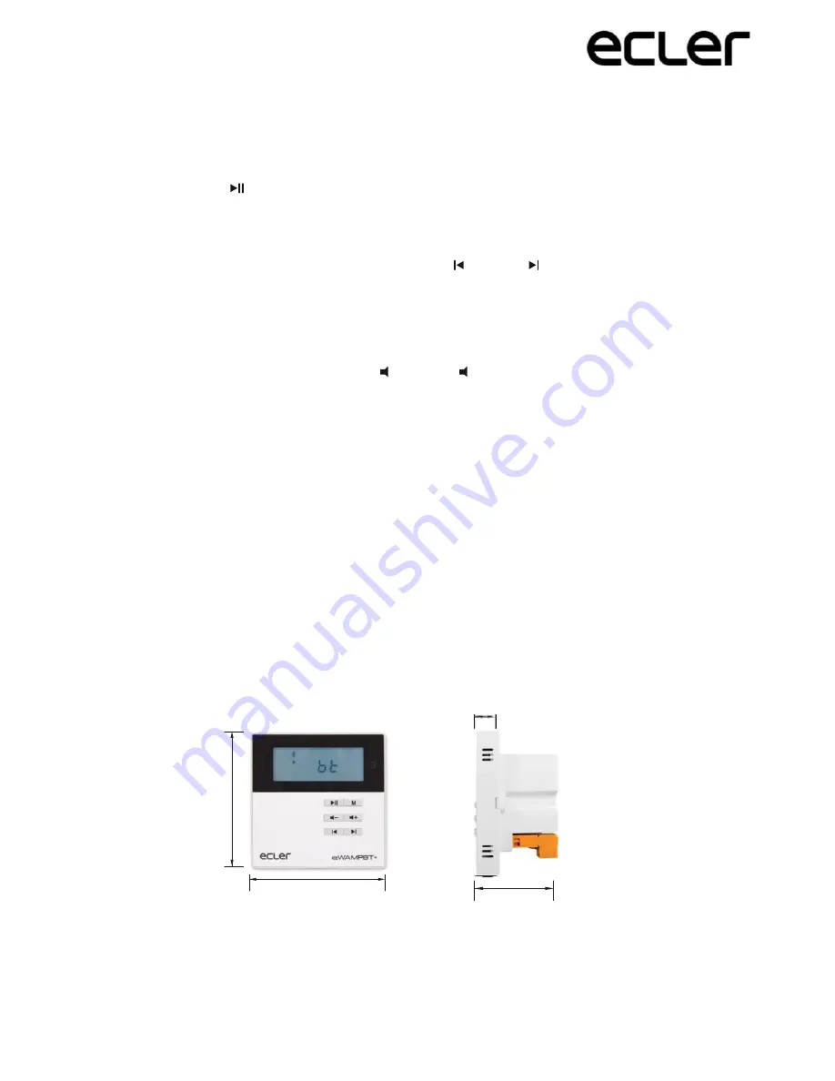 Ecler eWAMPBT+ User Manual Download Page 10