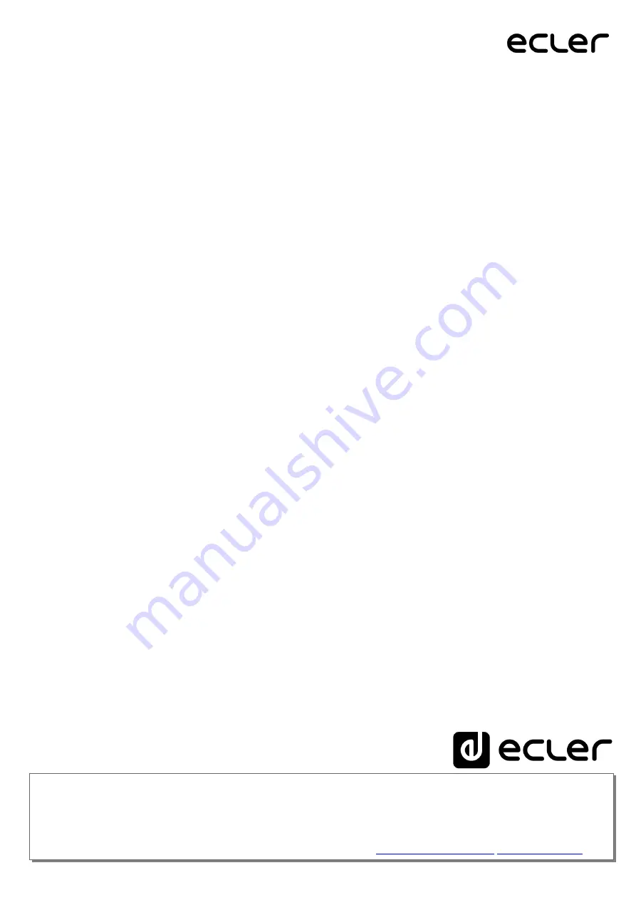 Ecler IC Series User Manual Download Page 11