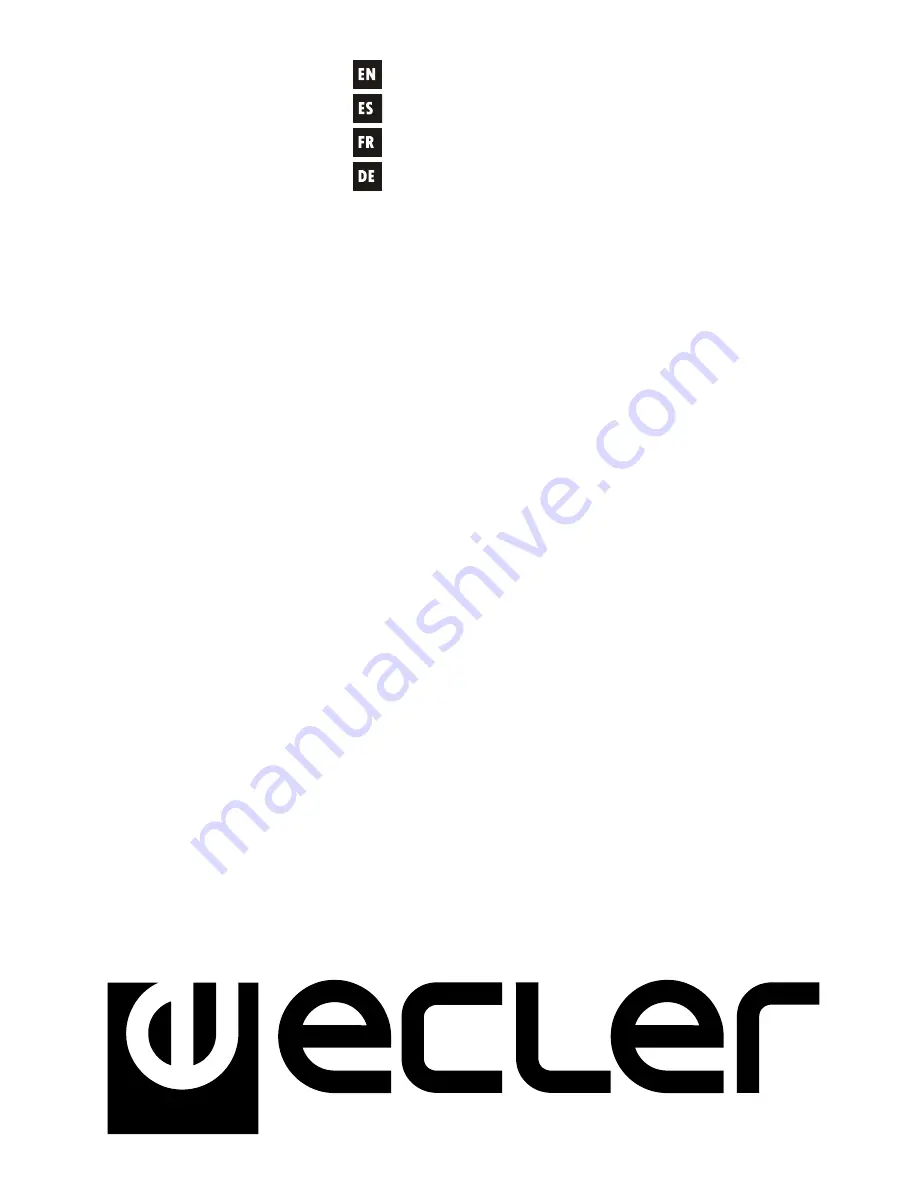 Ecler IC6CLASSI User Manual Download Page 1