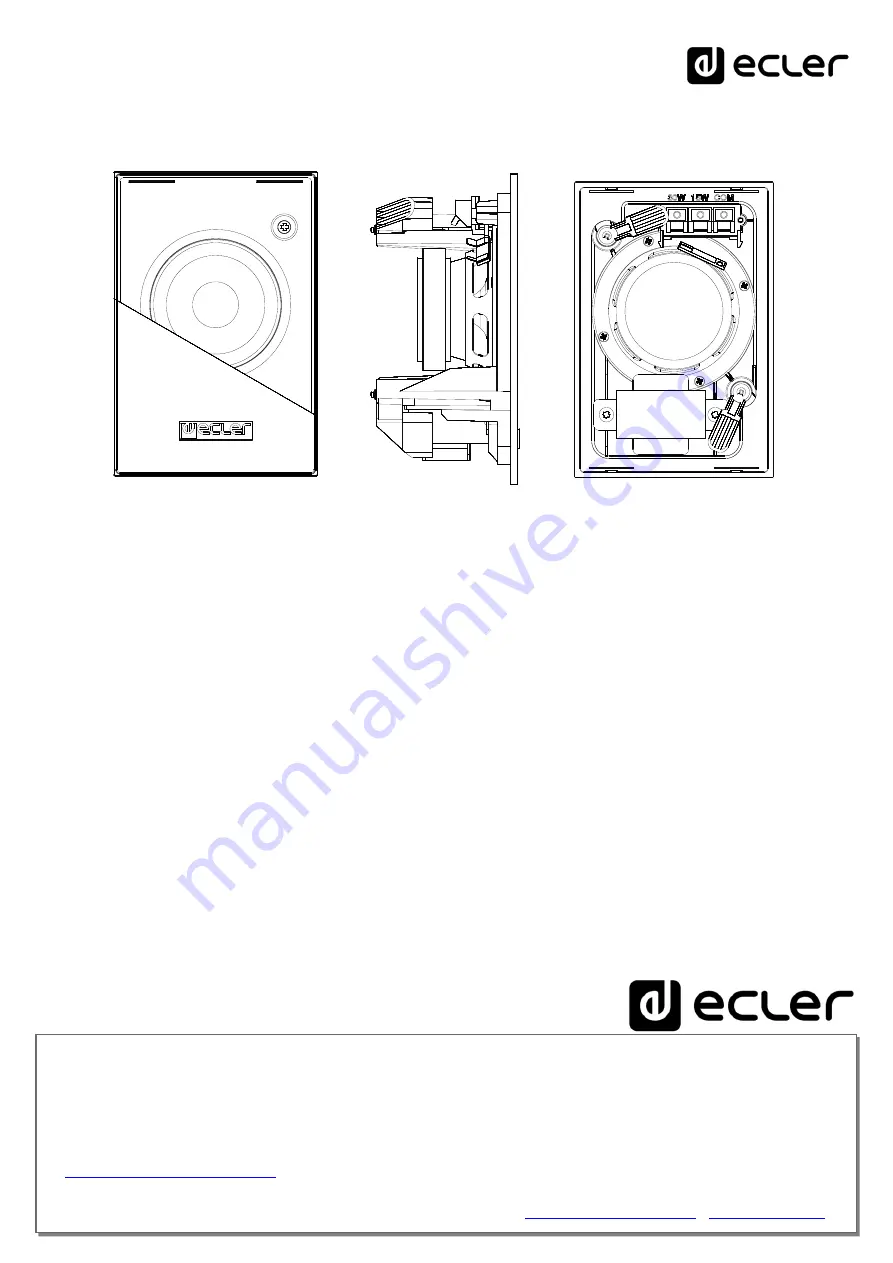 Ecler IW103 Скачать руководство пользователя страница 8