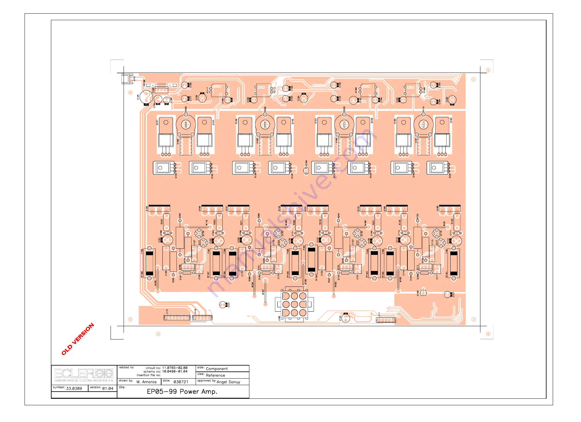 Ecler MPA4-150 Service Manual Download Page 47