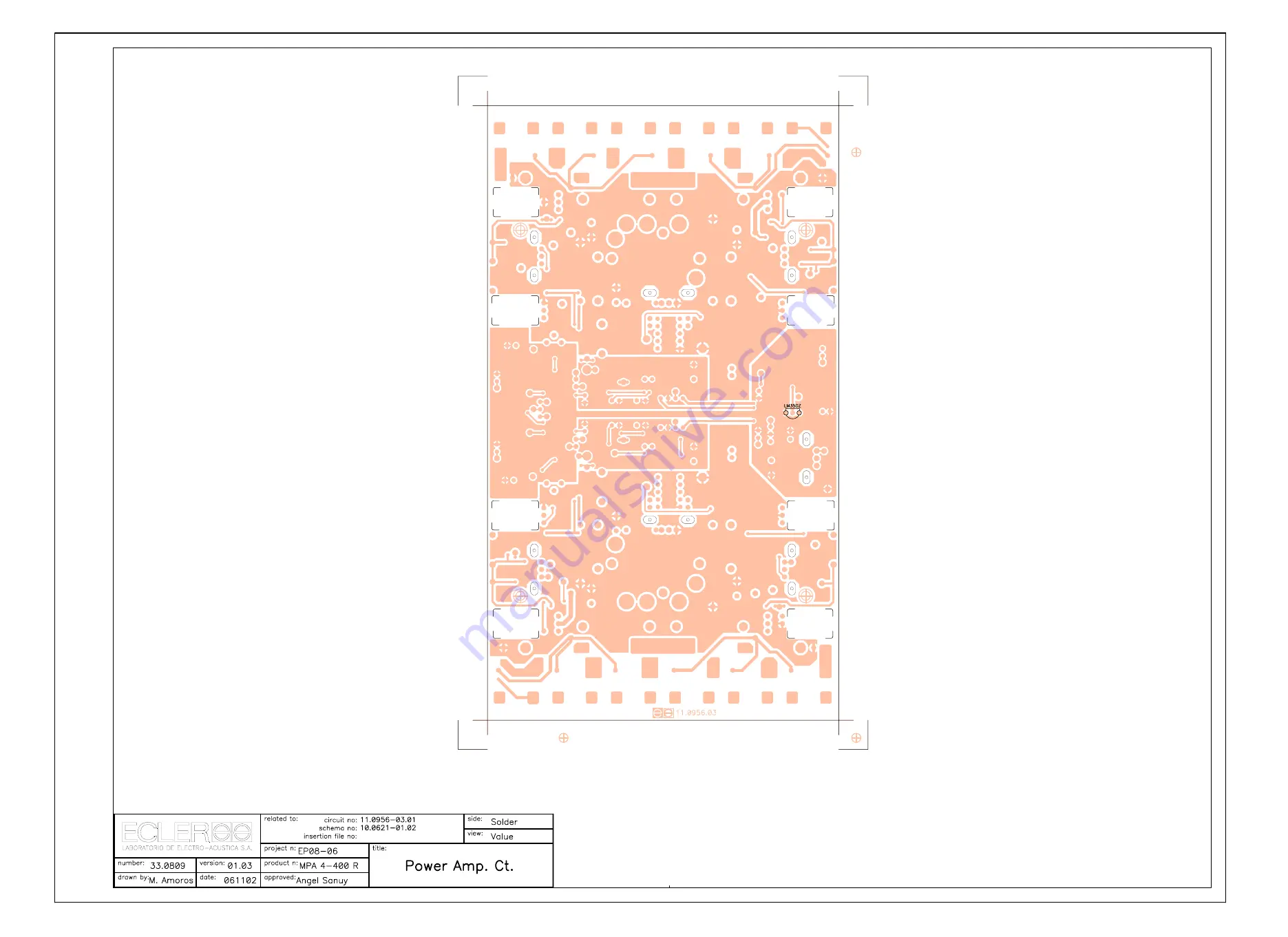 Ecler MPA4-400 Service Manual Download Page 14