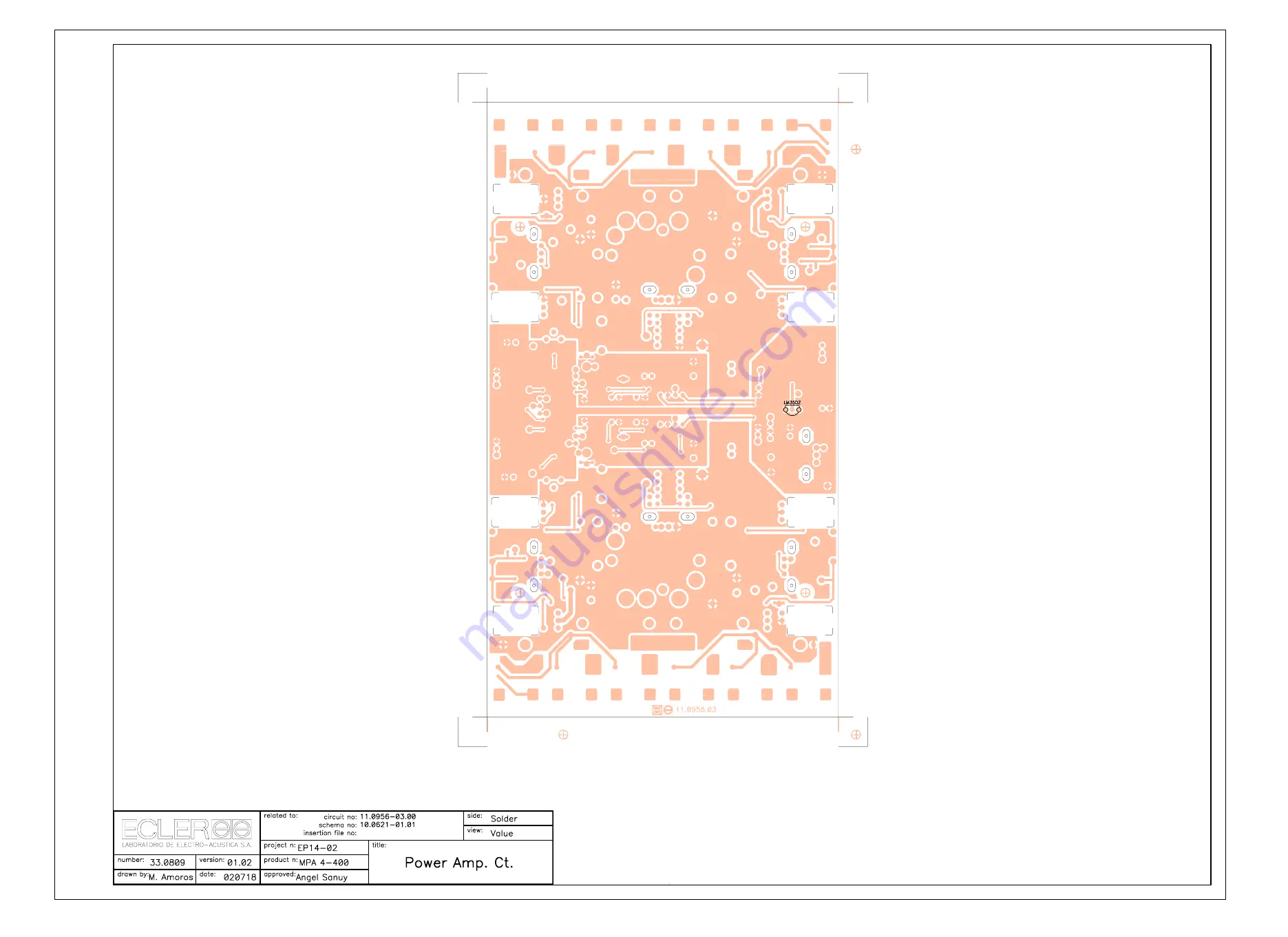 Ecler MPA4-400 Service Manual Download Page 28