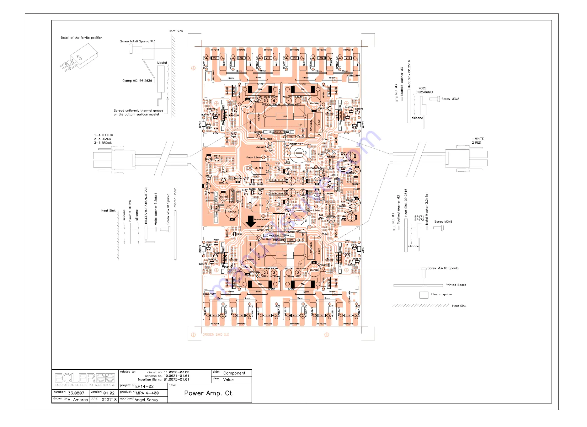 Ecler MPA4-400 Service Manual Download Page 39