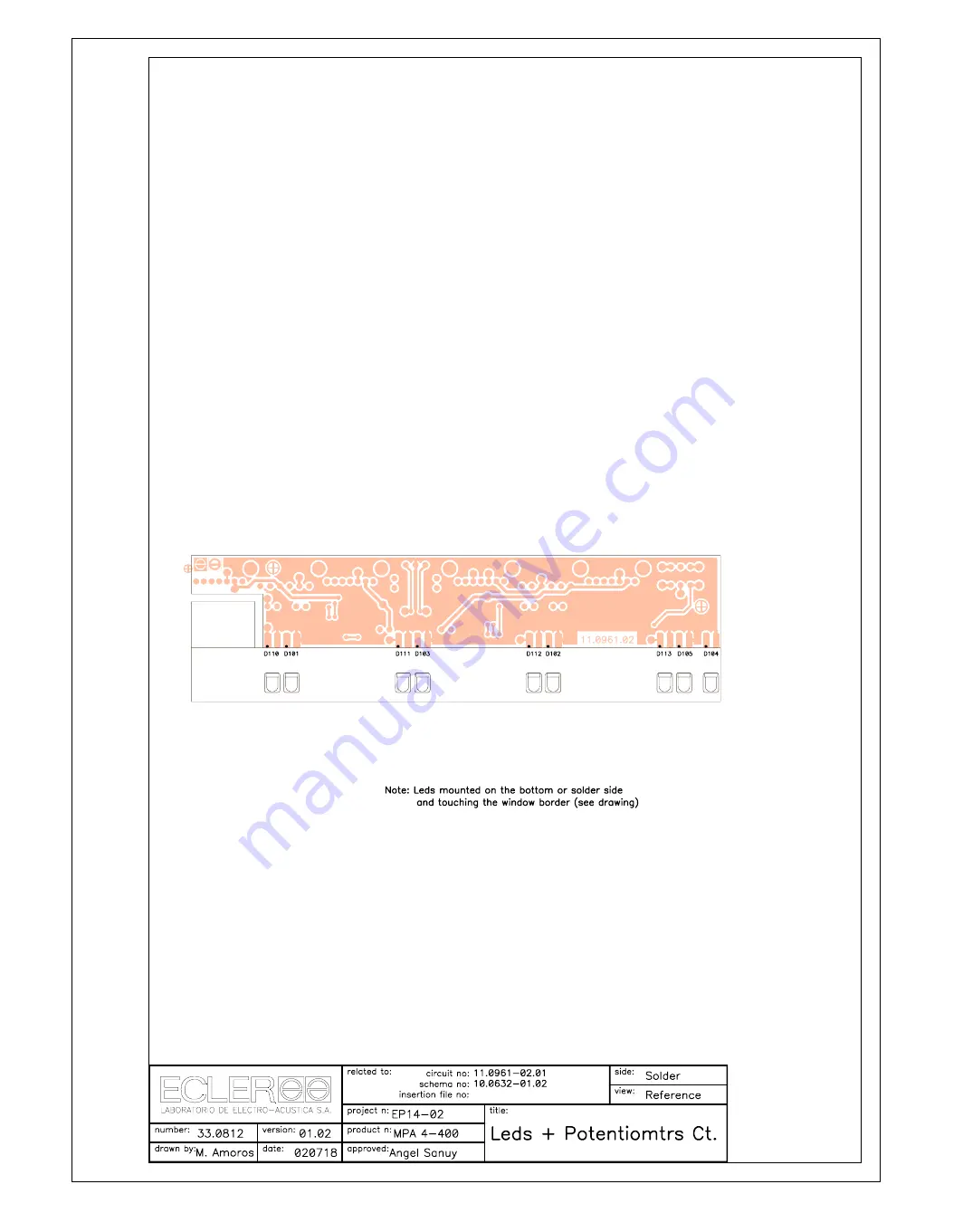 Ecler MPA4-400 Service Manual Download Page 58