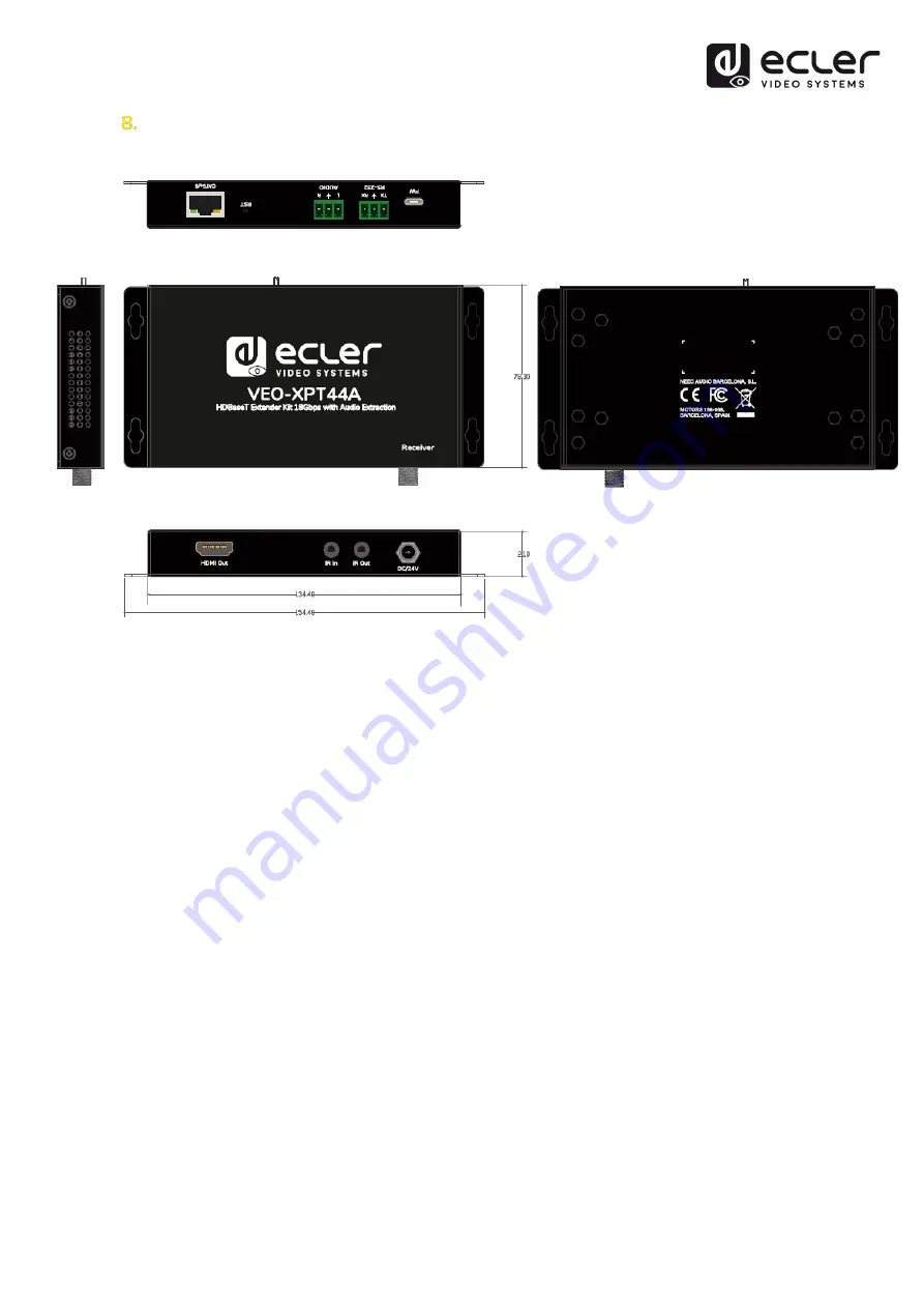 Ecler VEO-XPT44A User Manual Download Page 9