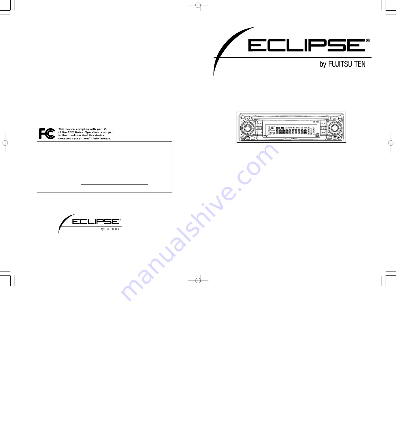 Eclipse CD3413 Owner'S Manual Download Page 76