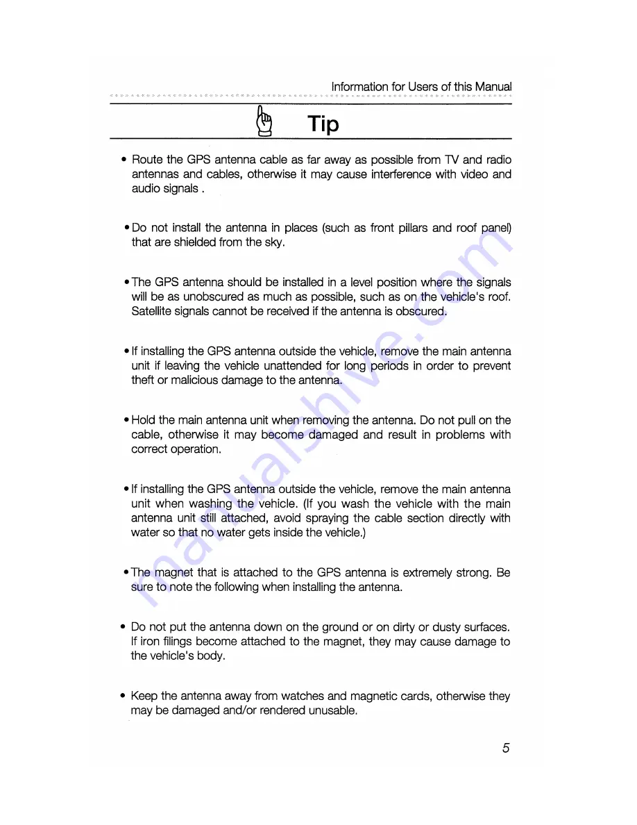 Eclipse GPS105 Installation Manual Download Page 5