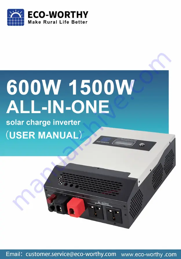 ECO-WORTHY CSP1500 User Manual Download Page 1