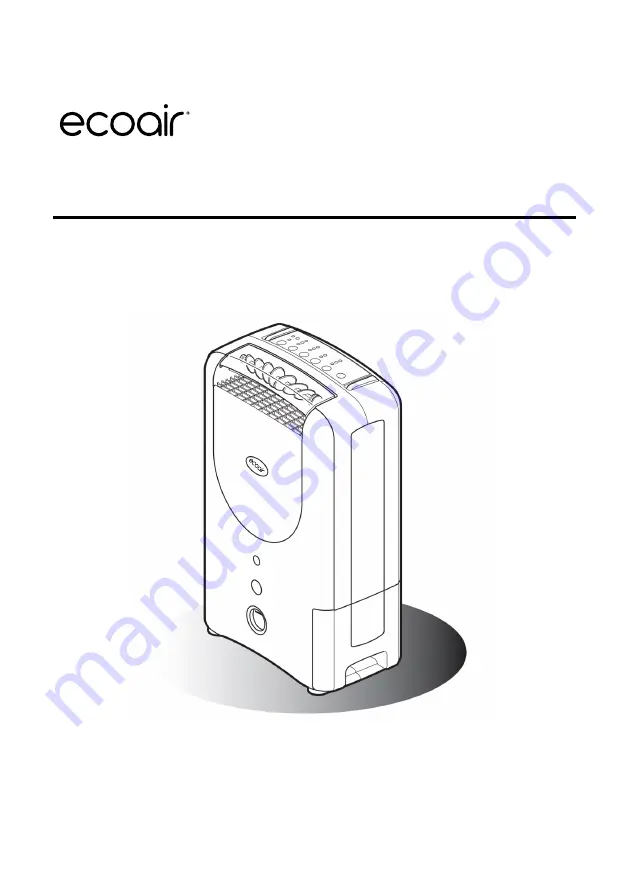 Ecoair DD1 CLASSIC MK6 User Manual Download Page 1