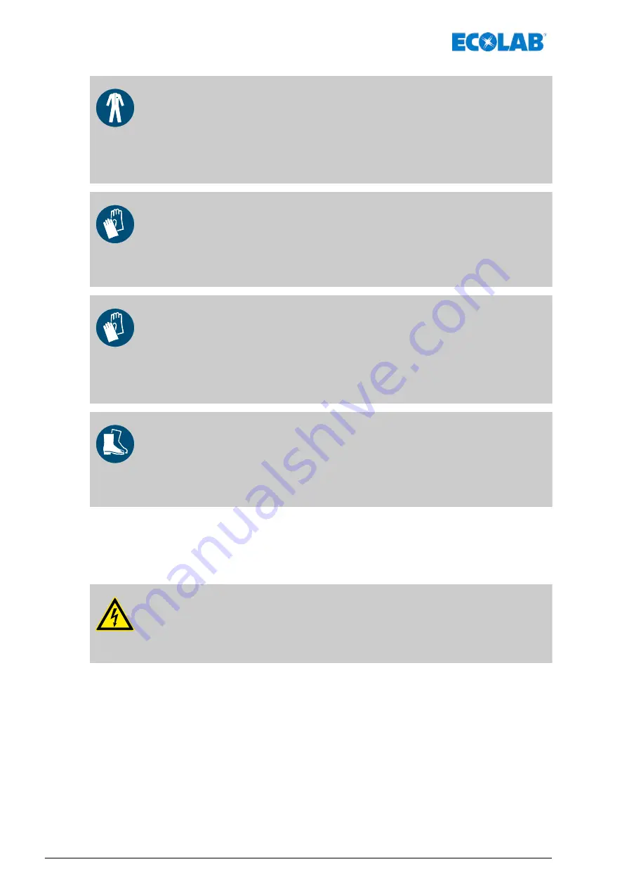 Ecolab Elados EMP KKS E60 Operating Instructions Manual Download Page 154