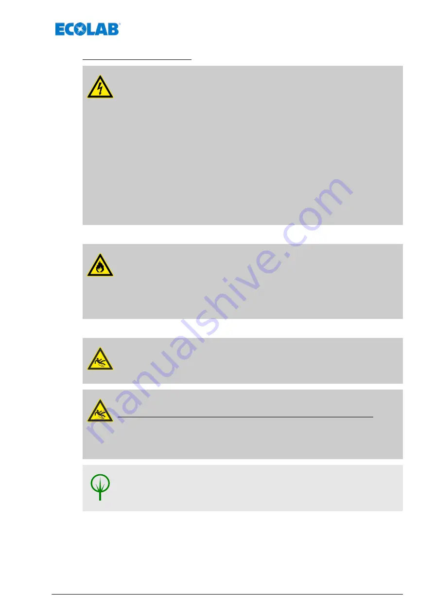 Ecolab Elados EMP KKS E60 Operating Instructions Manual Download Page 155