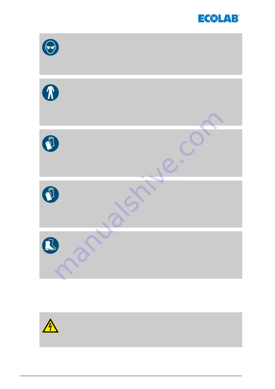 Ecolab Elados EMP KKS E60 Operating Instructions Manual Download Page 288