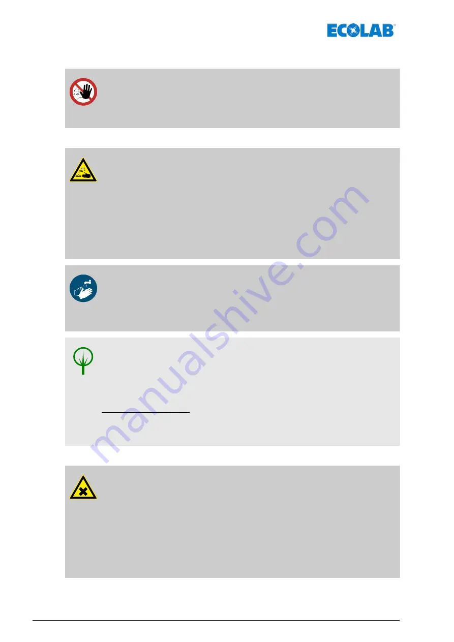 Ecolab Elados EMP KKS E60 Operating Instructions Manual Download Page 290