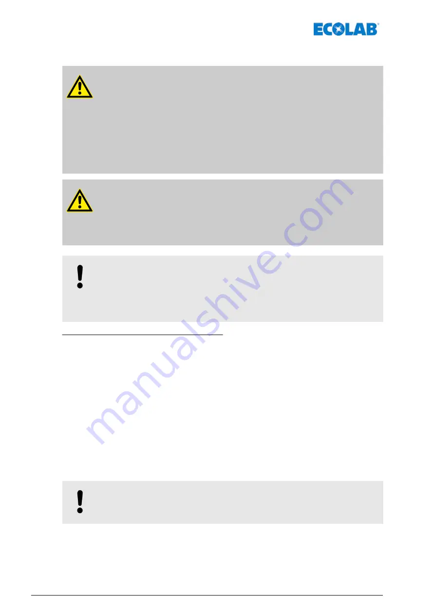 Ecolab Elados EMP KKS E60 Operating Instructions Manual Download Page 402