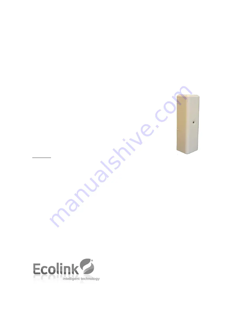 Ecolink WST-402 Скачать руководство пользователя страница 1