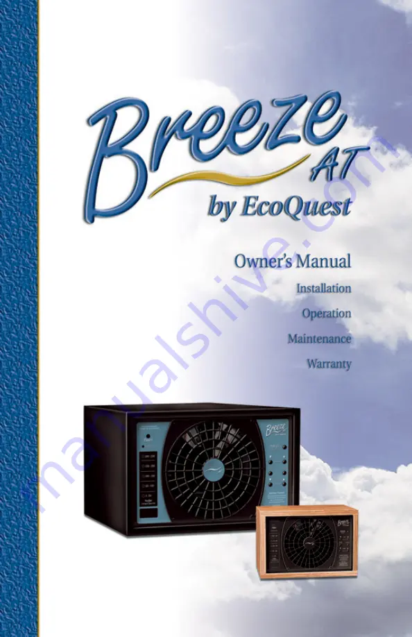 EcoQuest Breeze AT Скачать руководство пользователя страница 1