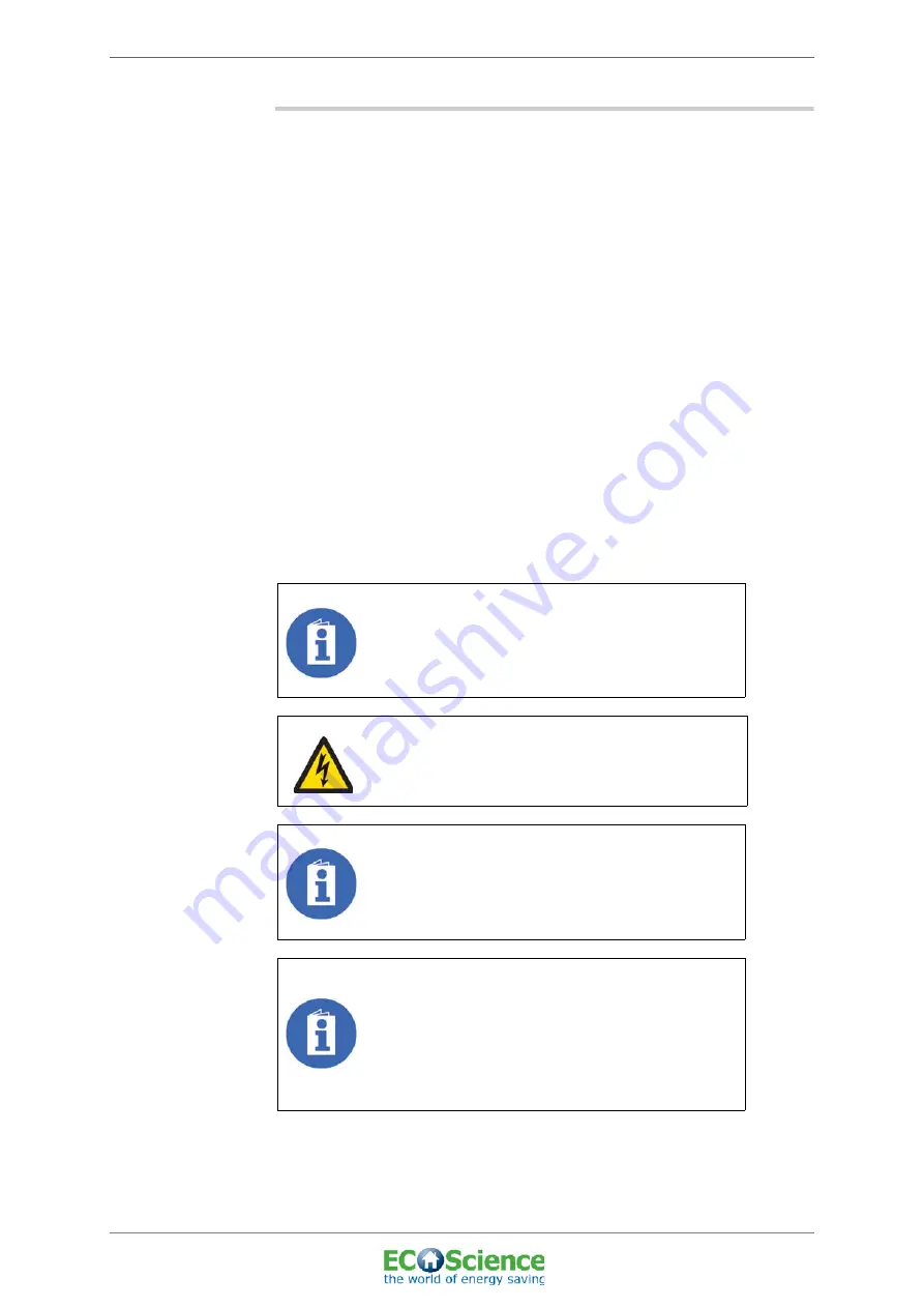 ECOScience 6300wt Installation And User Manual Download Page 31