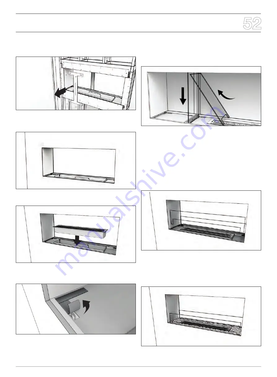 EcoSmart Fire FLEX Bay Clearances And Installation Manual Download Page 54