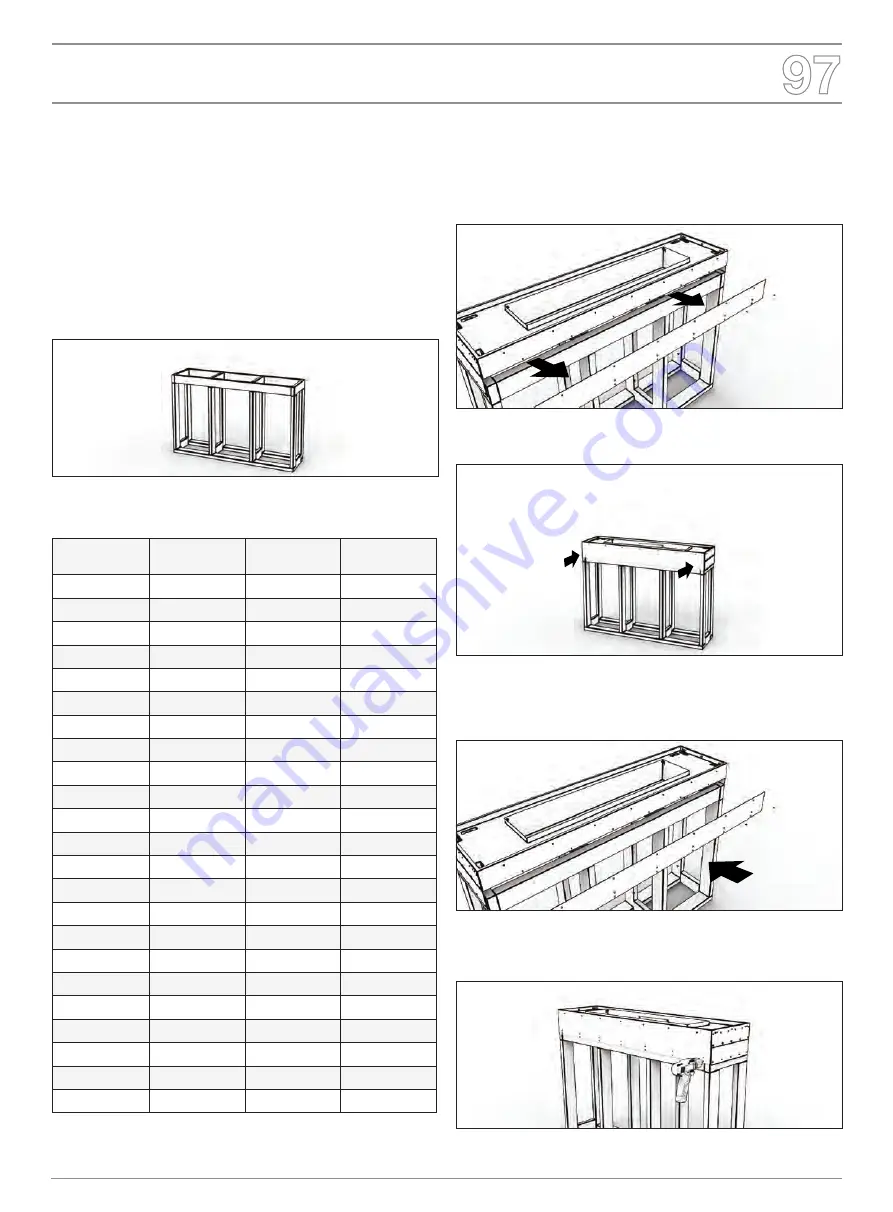 EcoSmart Fire FLEX Bay Clearances And Installation Manual Download Page 99