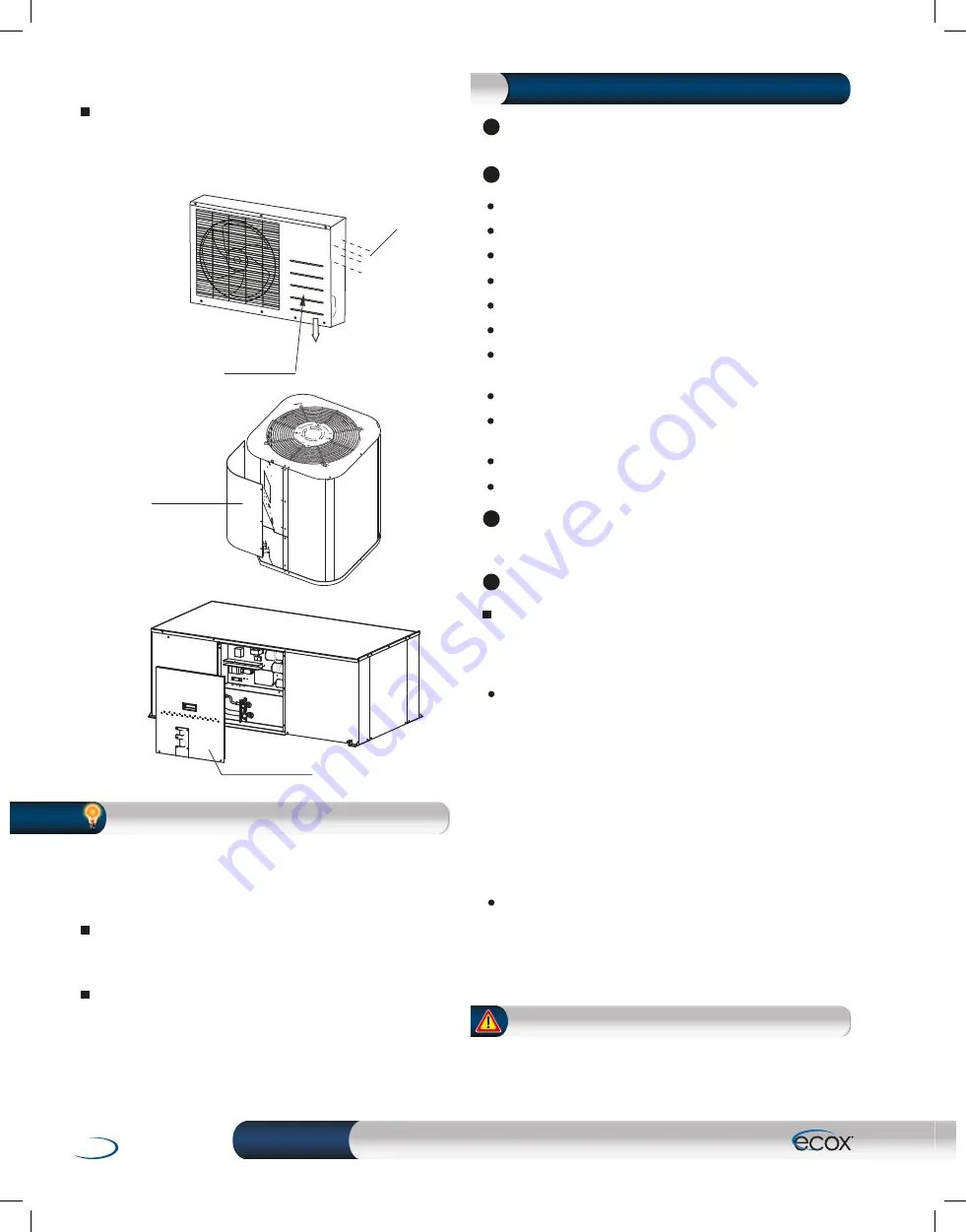 Ecox EIHPTC Installation Manual Download Page 14