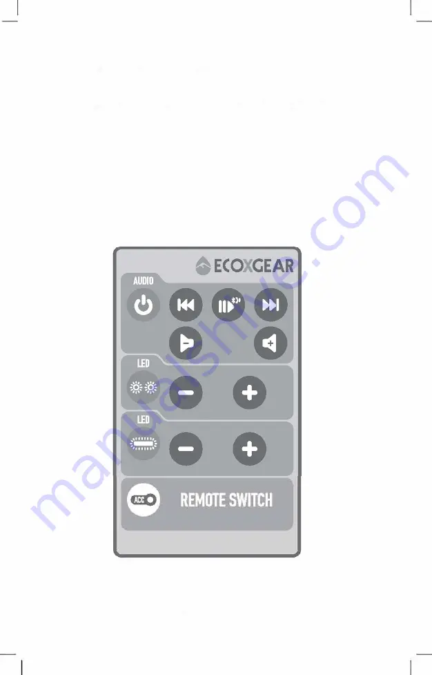 EcoxGear ACC-EXSNDRMTBLE User Manual Download Page 1