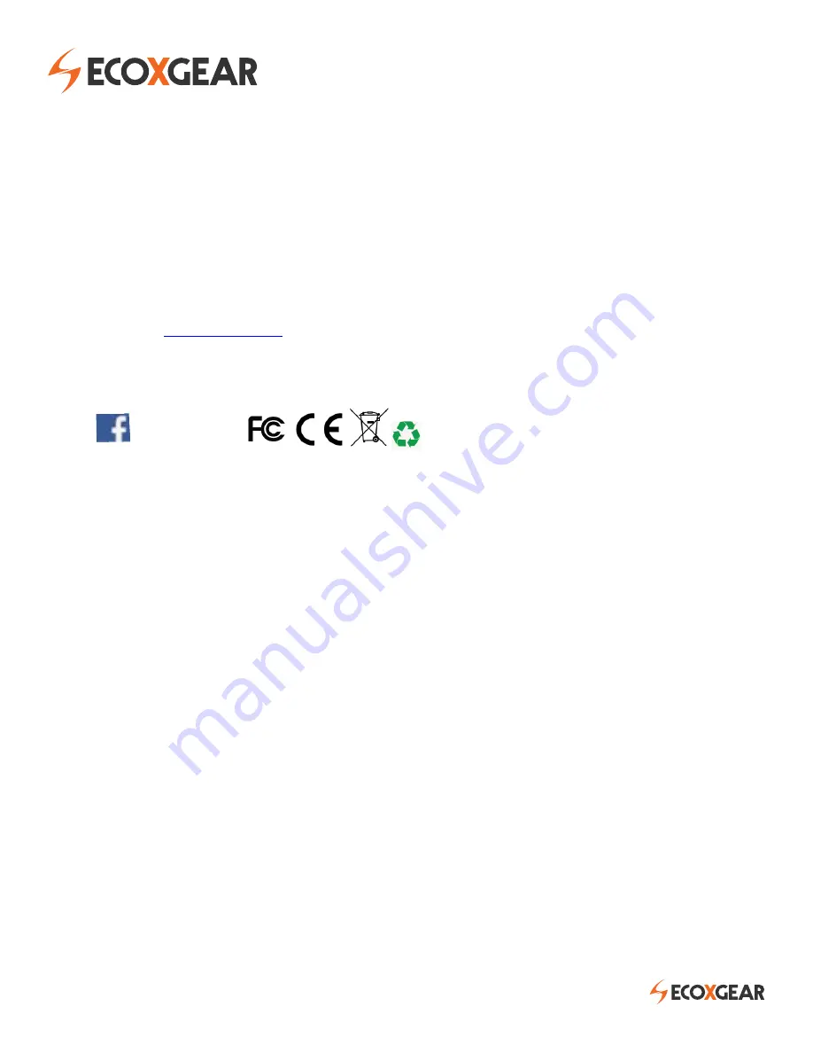 EcoxGear ECOXBT GDI-EGBT500 User Manual Download Page 4