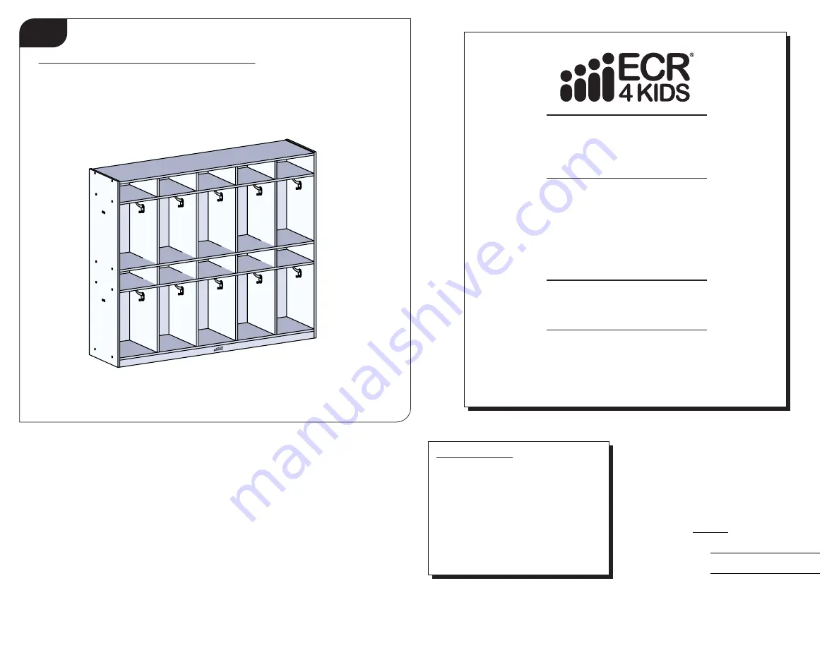 ECR 4 Kids ELR-17254 Manual Download Page 4