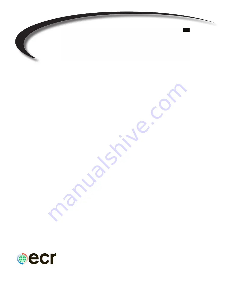 ECR International R15C Installation, Operation & Maintenance Manual Download Page 1