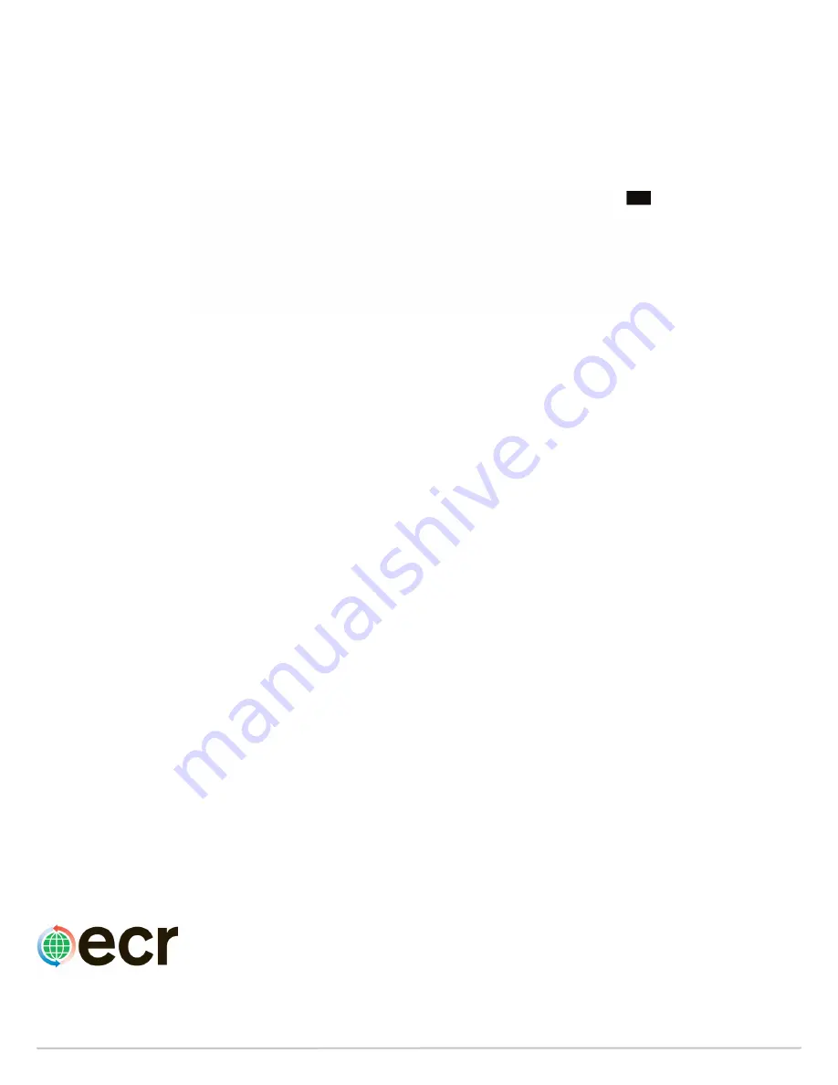 ECR International R15C Installation, Operation & Maintenance Manual Download Page 48