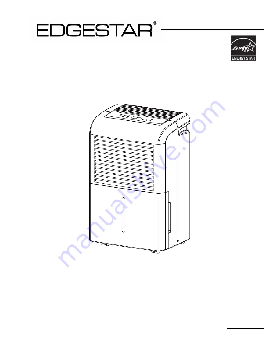 EdgeStar DEP700WP Owner'S Manual Download Page 1