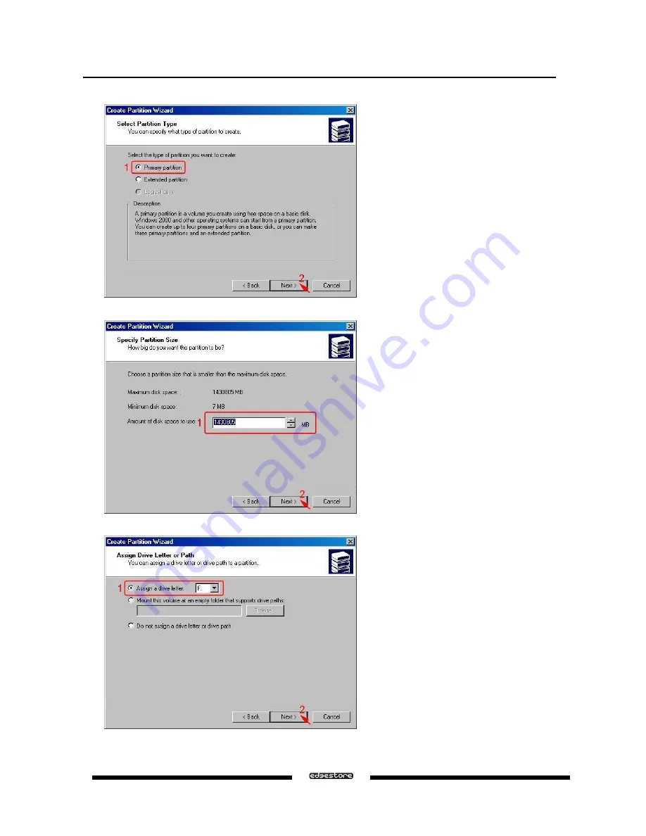 Edgestore DAS501t User Manual Download Page 22