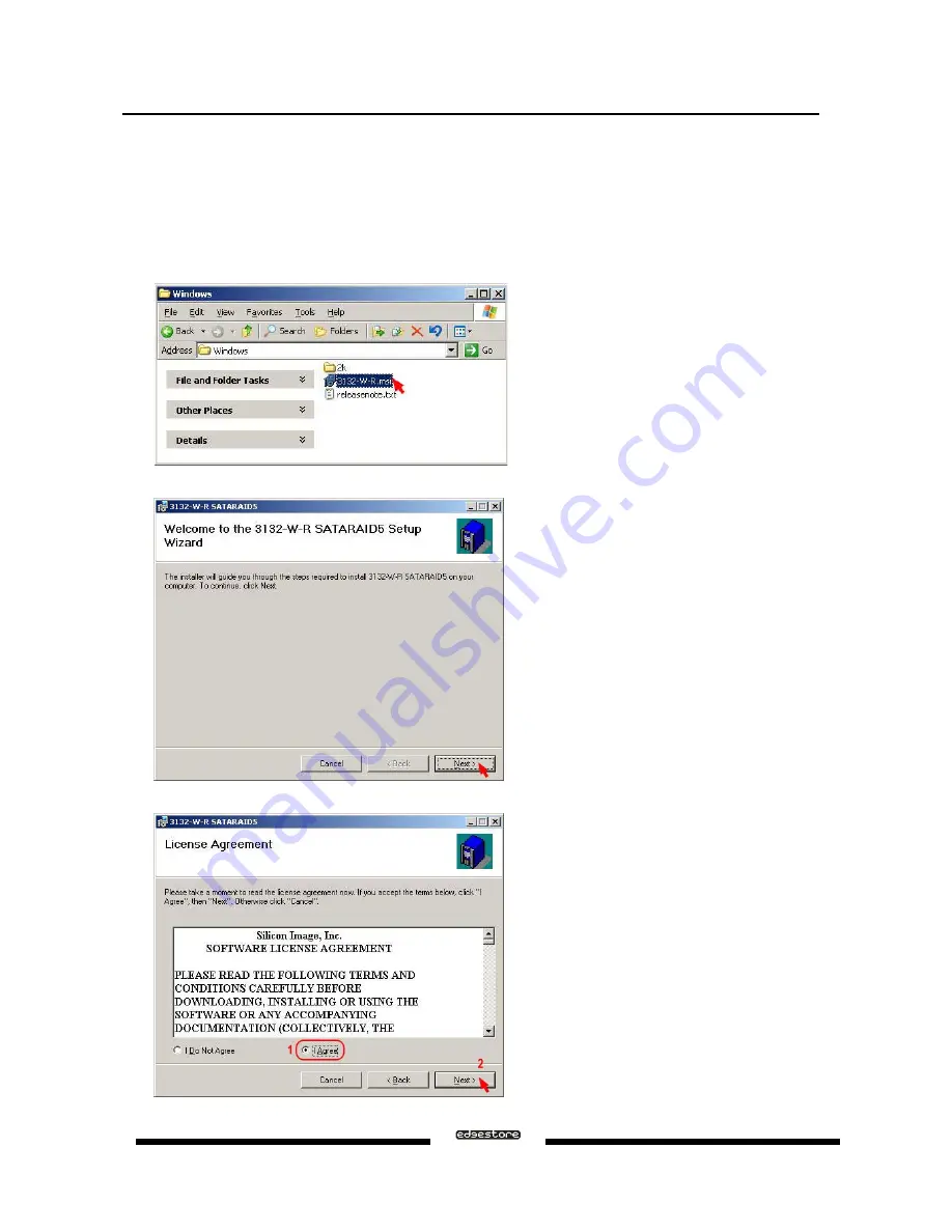 Edgestore DAS501t User Manual Download Page 44