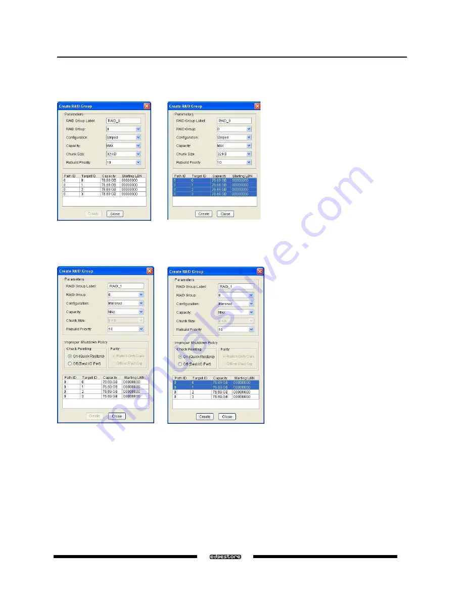 Edgestore DAS501t User Manual Download Page 75