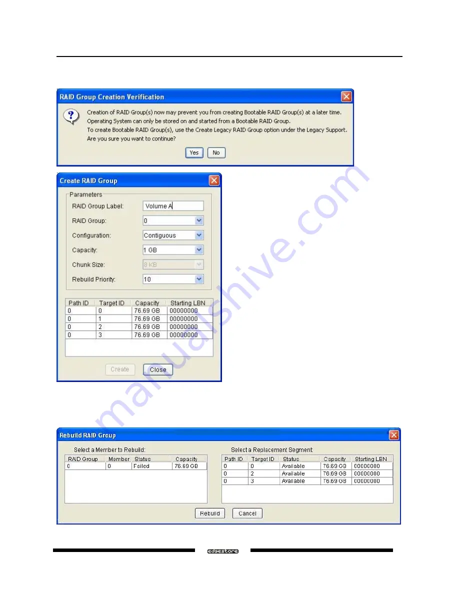 Edgestore DAS501t User Manual Download Page 85