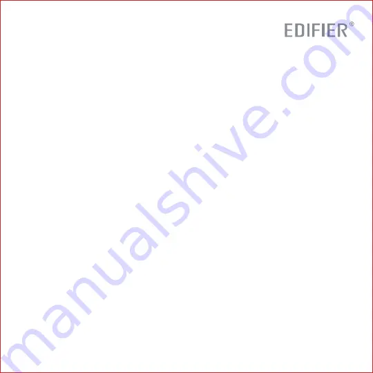 EDIFIER MR4 User Manual Download Page 1