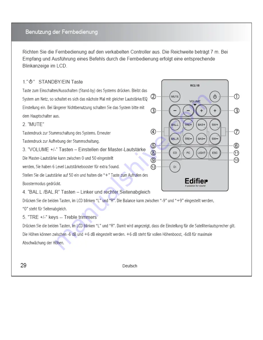 EDIFIER S730 Скачать руководство пользователя страница 30