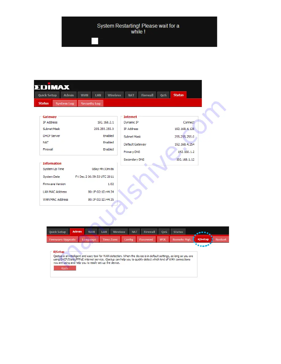 Edimax BR-6479Gn Quick Installation Manual Download Page 20