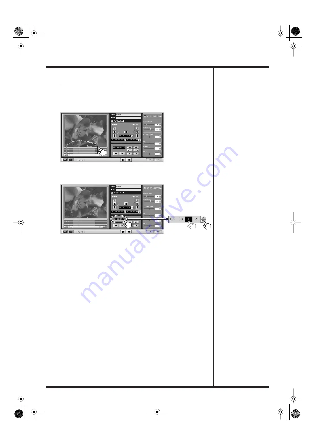 Edirol Direct Linear DV-7DL Pro Owner'S Manual Download Page 57