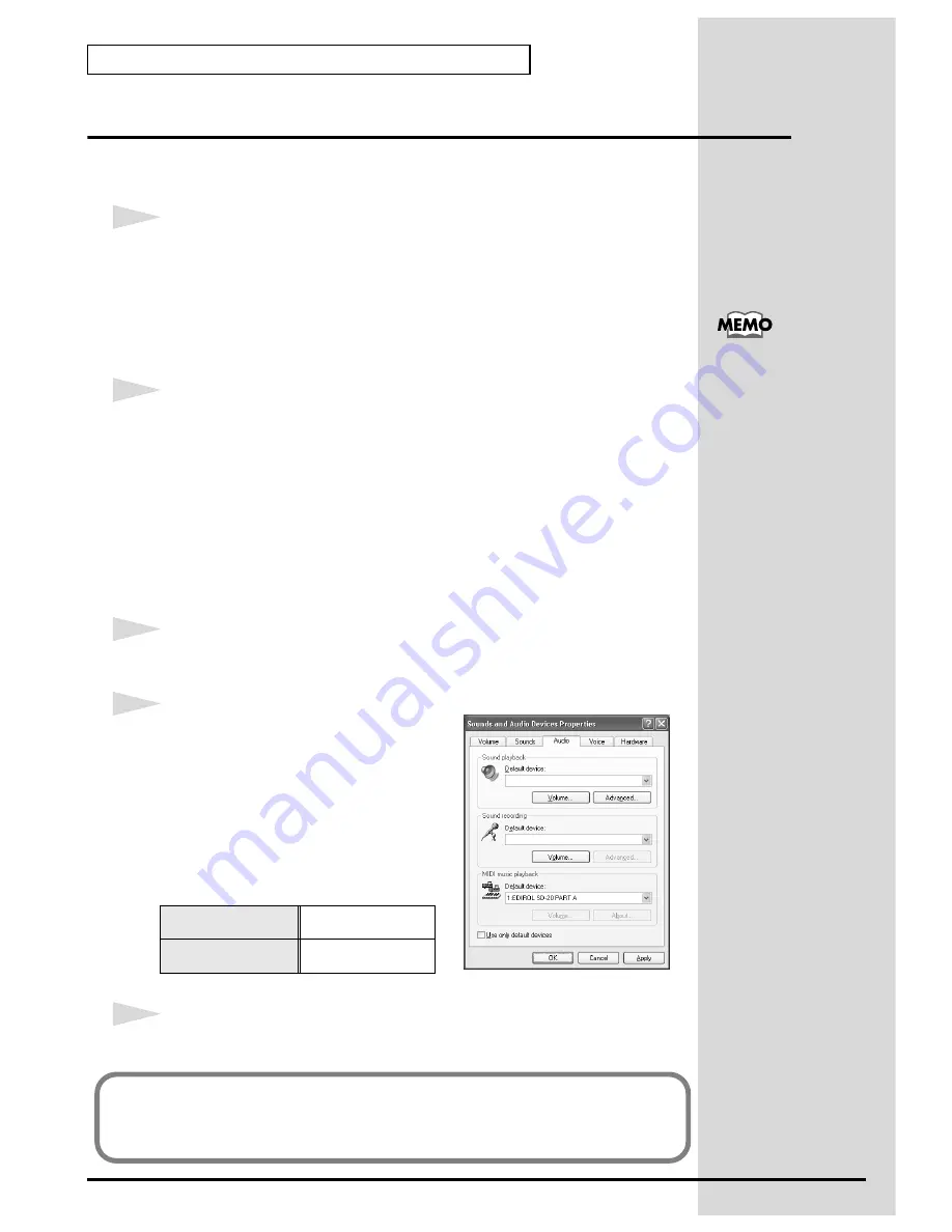 Edirol StudioCanvas SD-20 24bit Digital Скачать руководство пользователя страница 212