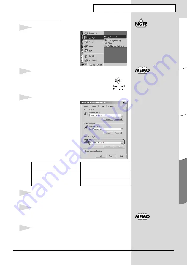 Edirol UM-2 Owner'S Manual Download Page 97