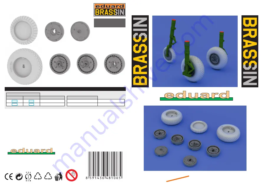 Eduard Brassin 648 106 Manual Download Page 1