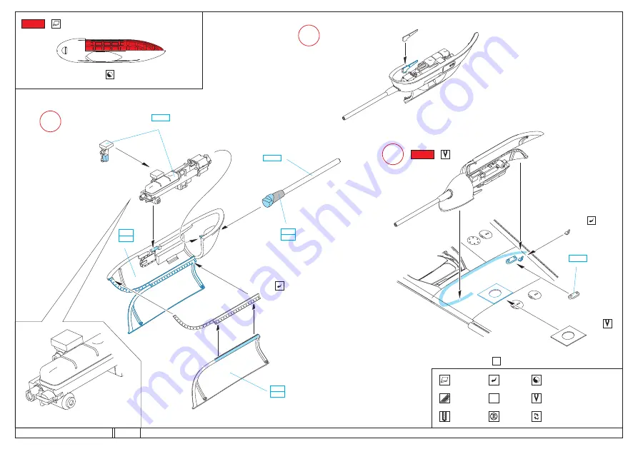 Eduard BRASSIN Bf 109 cannon pods Скачать руководство пользователя страница 3