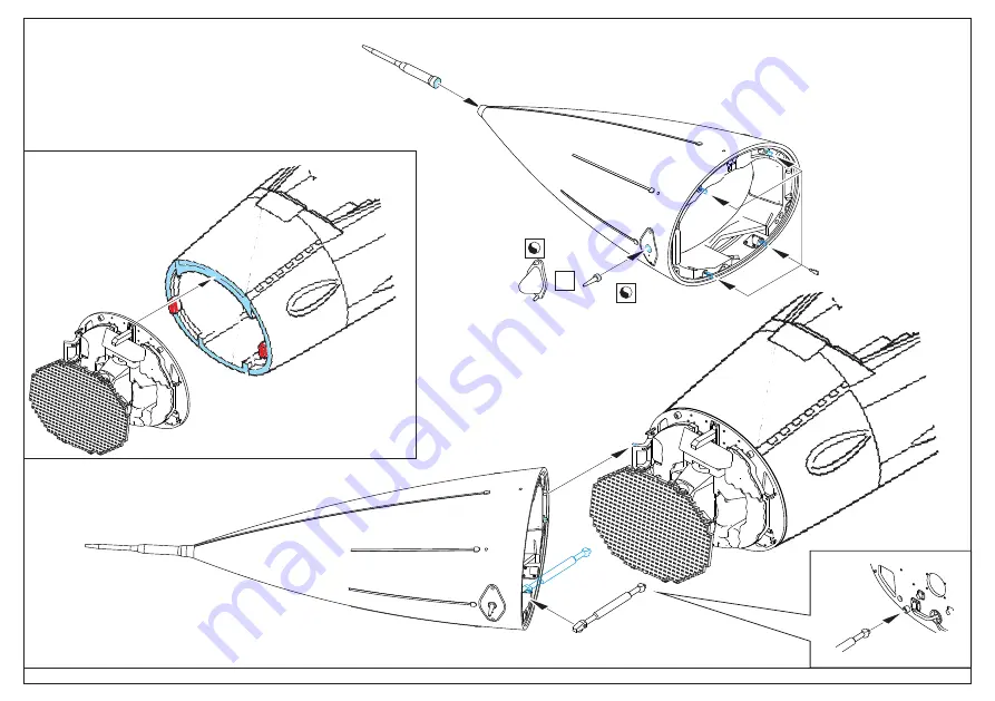 Eduard Brassin F-16 radar late Скачать руководство пользователя страница 3